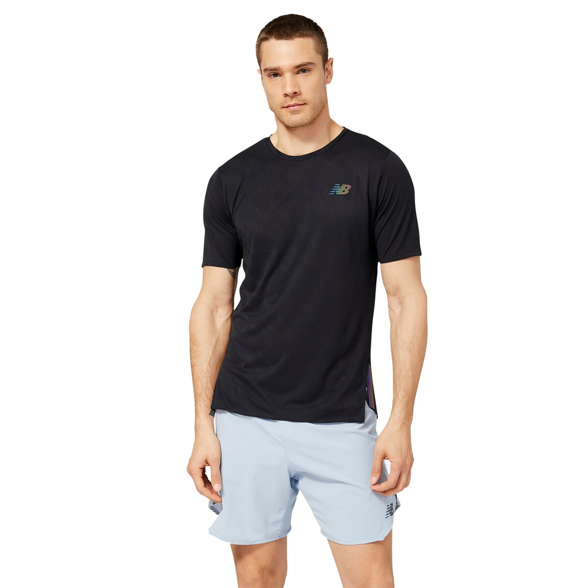 Remera New Balance de hombre - MT23281BK - BLACK 