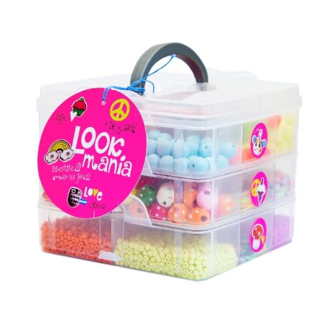Kit Para Crear Pulseras Valija de 3 Pisos Look45 001