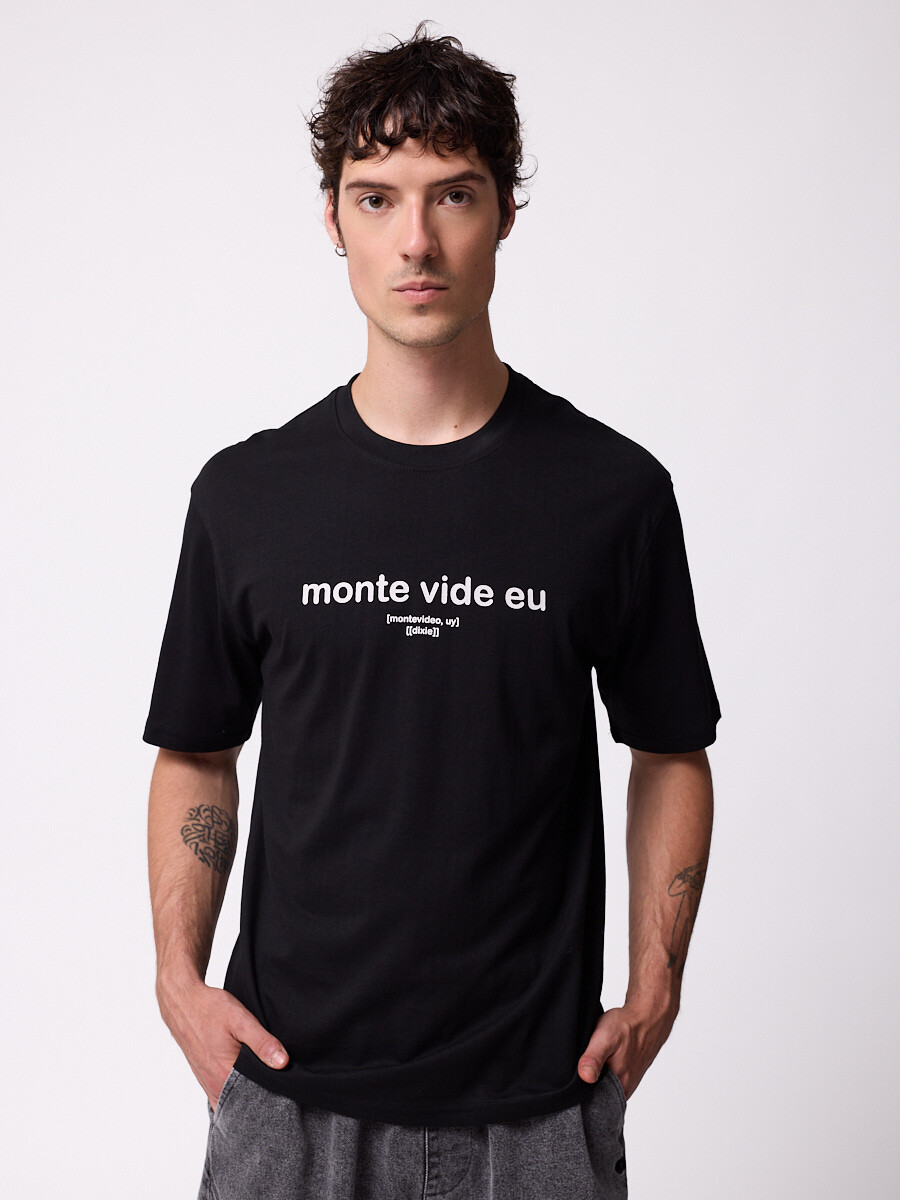 T-SHIRT XIAMO DIXIE - Negro 