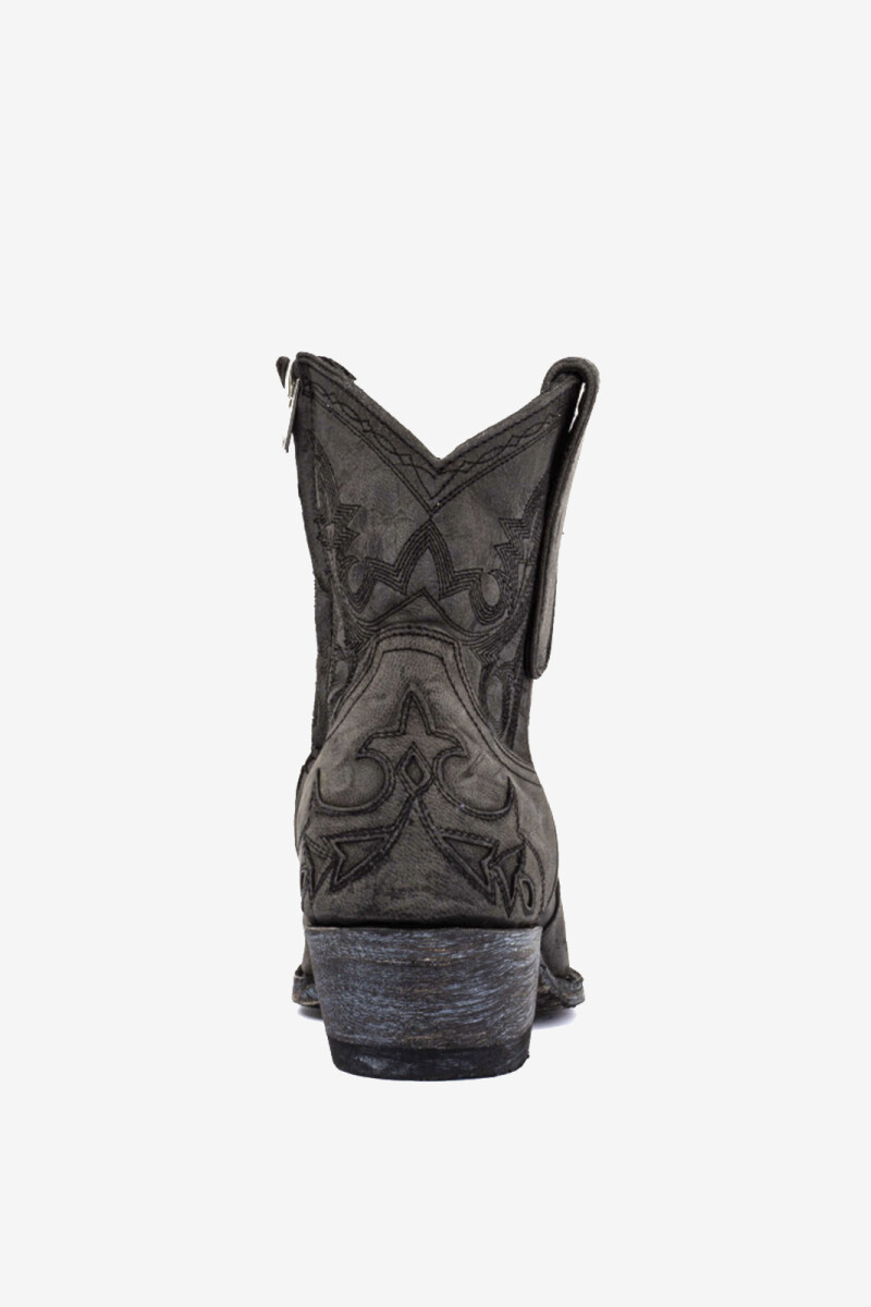 BOTA TEXANA STITCHED Negro