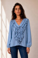 CAMISA AMADIS CELESTE