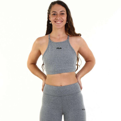 Fila Top Mujer Life Cross Gris