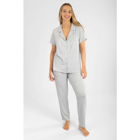 Pijama yummy melange americano mc Gris