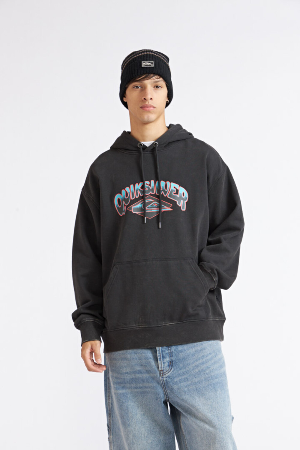Quiksilver Canguro PALM HORIZON Hombre - Negro Negro
