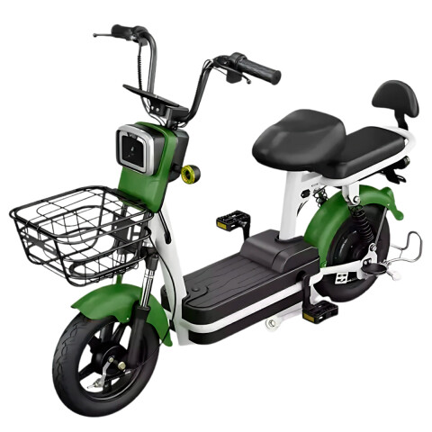 Moto Electrica Gogreen Style 350W Autonom. 25Km 30KM/H Rod10 Variante Color Verde