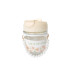 Vaso de vidrio c/sorbito y agarre de perlas 350ml Vaso De Vidrio C/sorbito Y Agarre De Perlas 350ml
