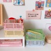 Caja de almacenamiento plegable azul