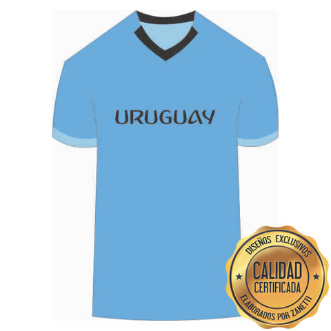 Lámina Uruguay Camiseta Celeste Frente