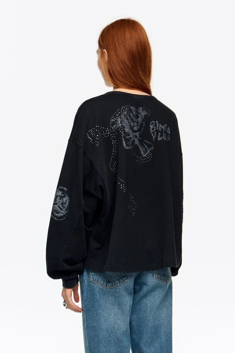 SUDADERA Negro