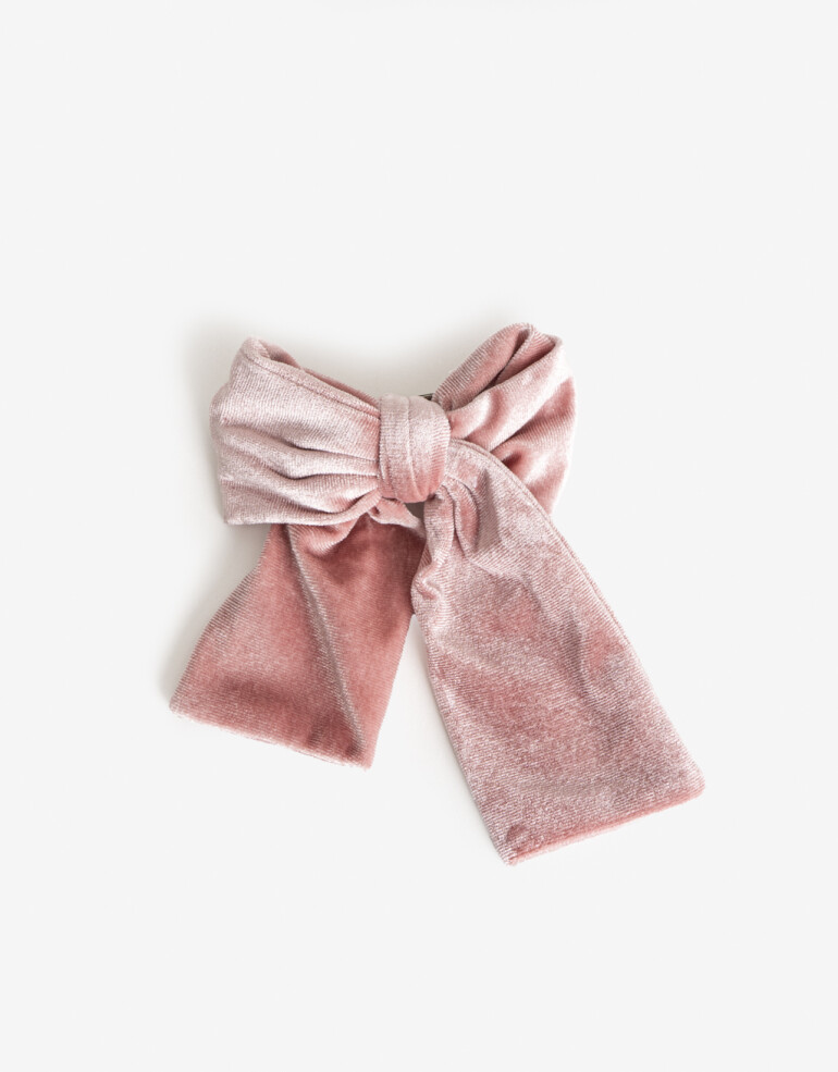 Hebillas Francesas Moño Hebilla Francesa Moño Velvet - Rosa Claro