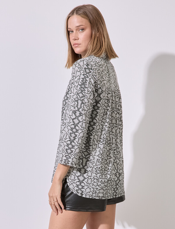 Blusa Print GRIS/MULTI