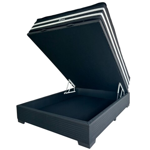 Sommier ZZZEN BOX BAÚL - 2 Plazas - Espuma EPS Y Pillow Top - EXTRA FIRME - 110x188x72 - 180 Kg Sommier ZZZEN BOX BAÚL - 2 Plazas - Espuma EPS Y Pillow Top - EXTRA FIRME - 110x188x72 - 180 Kg