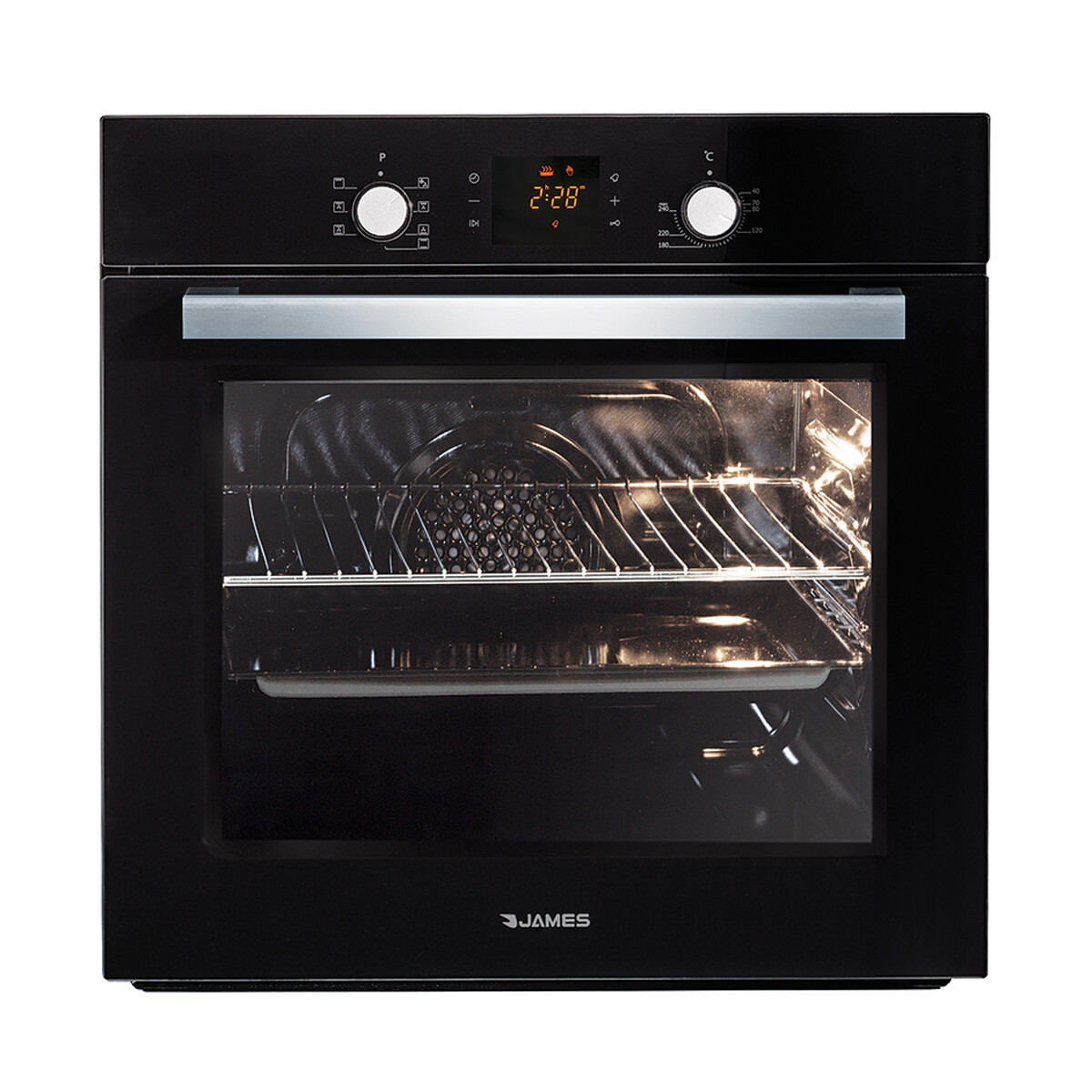 Horno de Empotrar James 56 Lts. HEE-BKD G2 Negro 