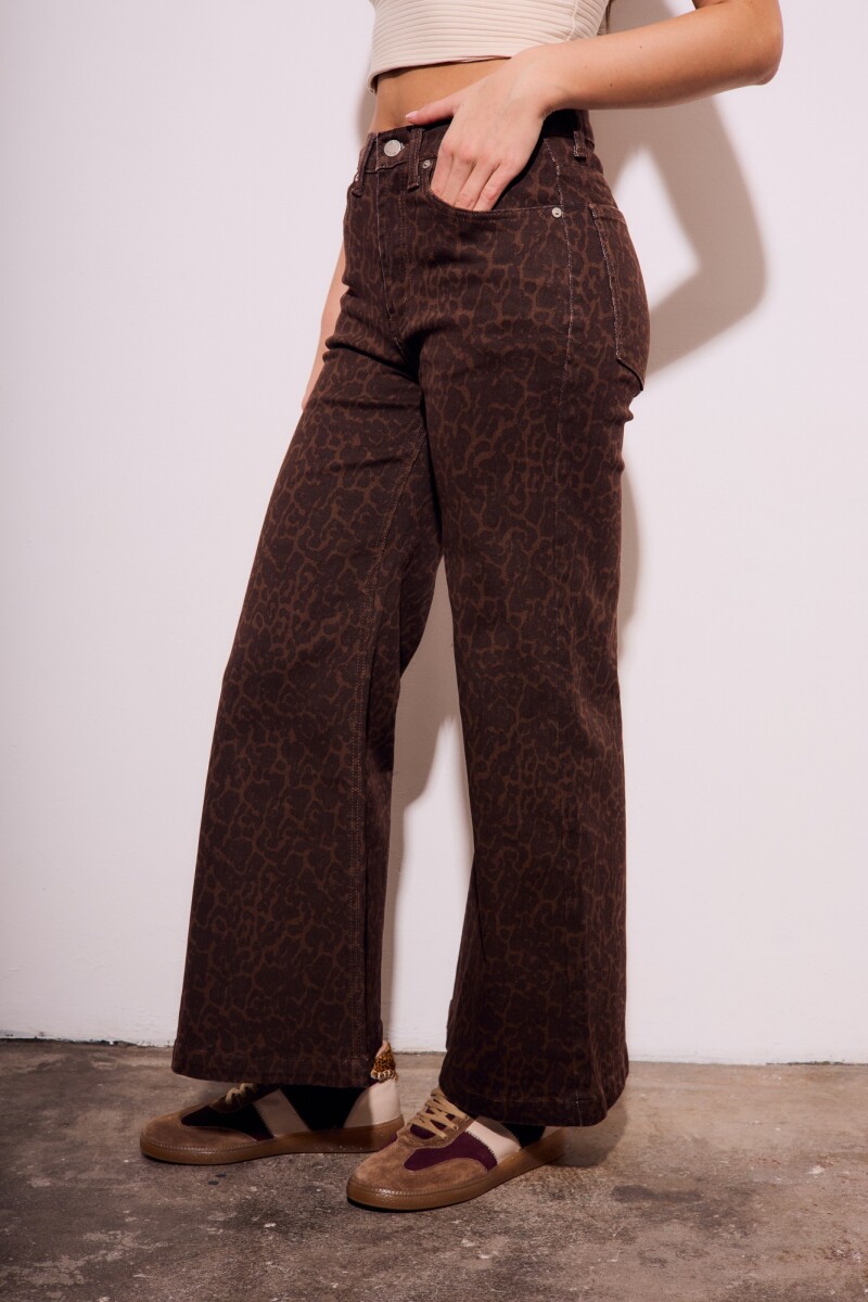 Jean Print Animal Print