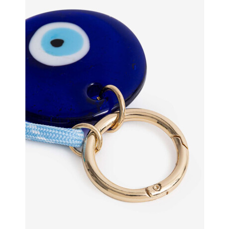 Llavero Y Bag Charm Ojo Turco Combinacion Bicolor