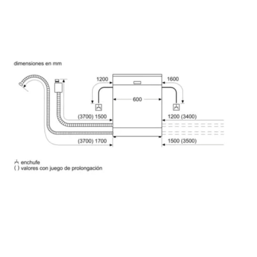 Lavavajillas Integrable 14 Servicios Bosch Lavavajillas Integrable 14 Servicios Bosch
