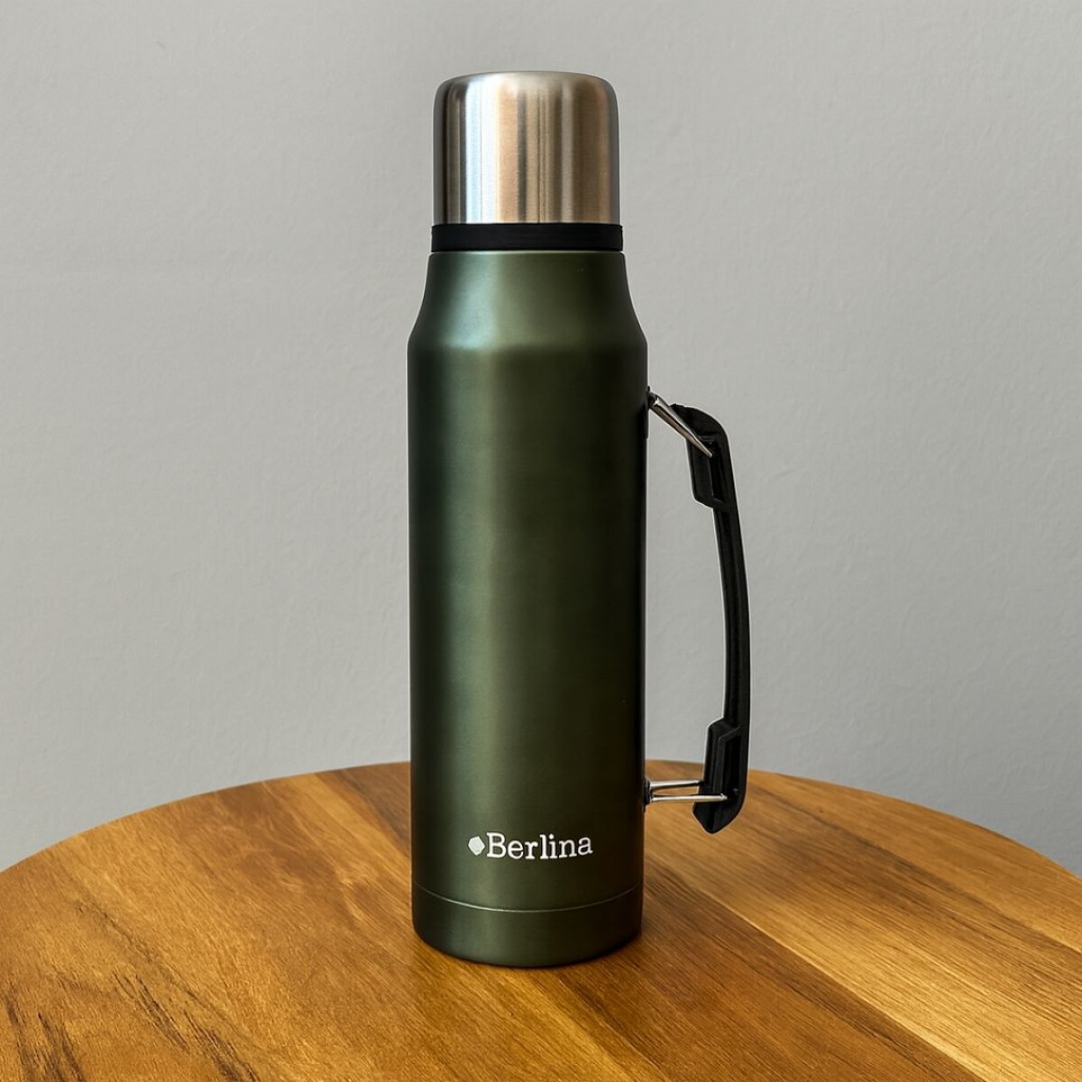 TERMO ACERO INOXIDABLE BERLINA METALIZADO 1 LITRO VERDE 