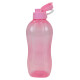 Botella caramañola plástica con tapón 1300 ml ROSADO