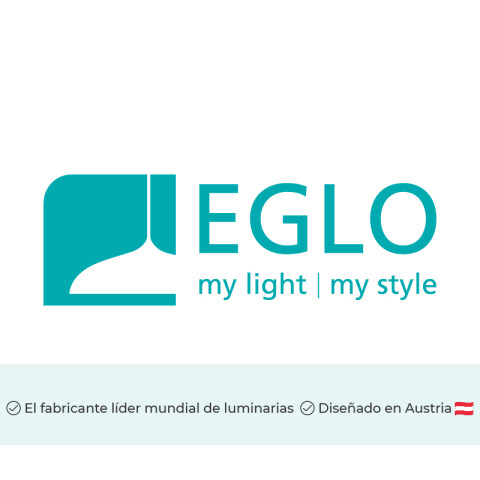 Lámpara colgante metal cromo/vidrio opal LONCINO EG0240