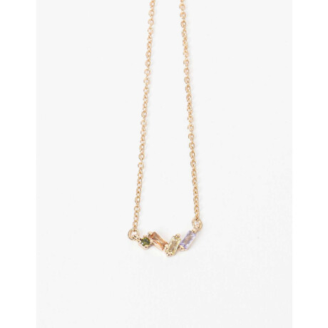 Pulsera Flexible Con Cubic Zirconia Dorado