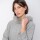 Sweater con cuello piel Gris