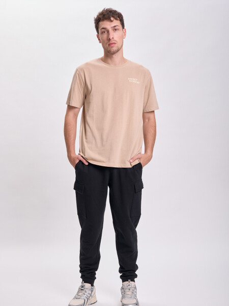 Pantalón deportivo cargo Negro