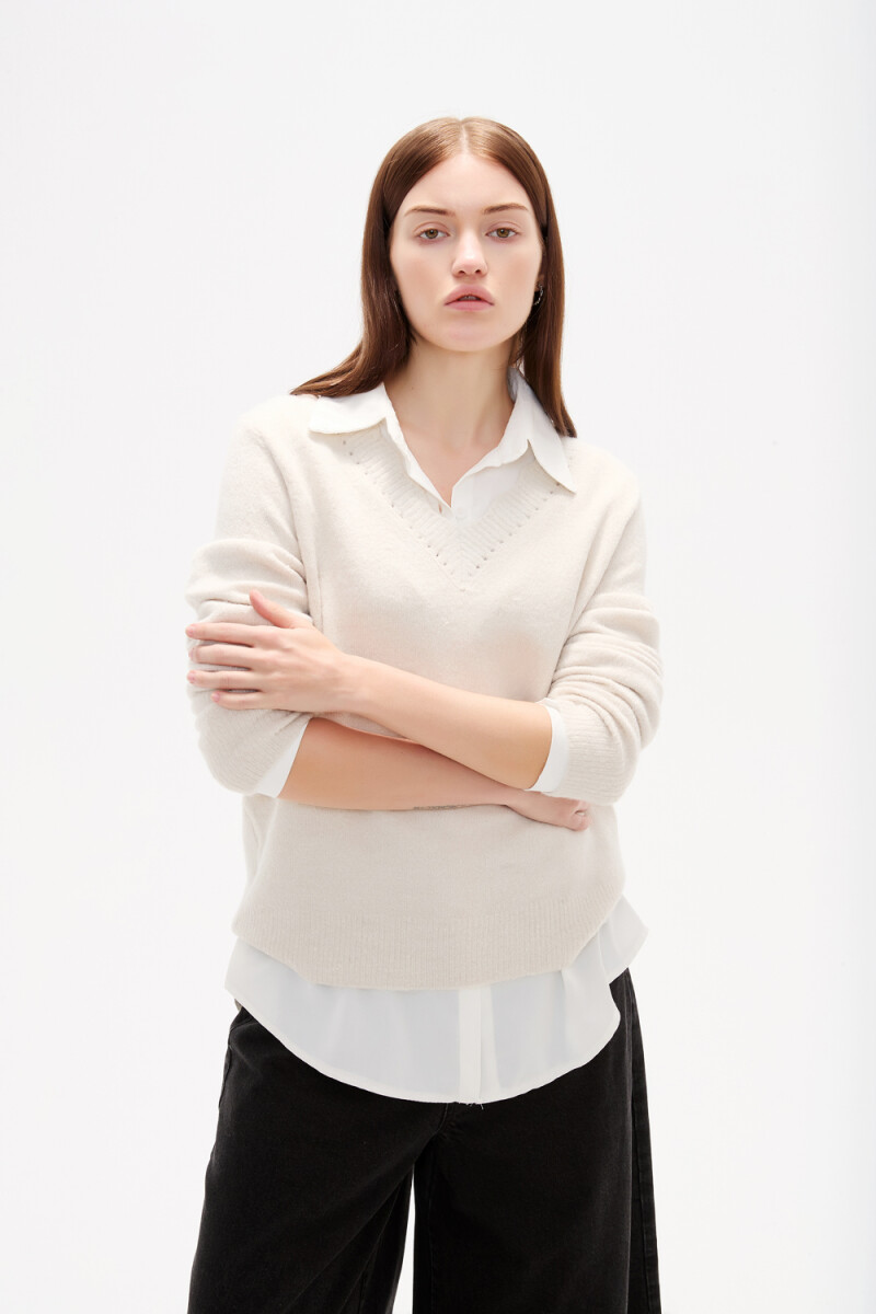 Sweater Taurin - Gris Melange 