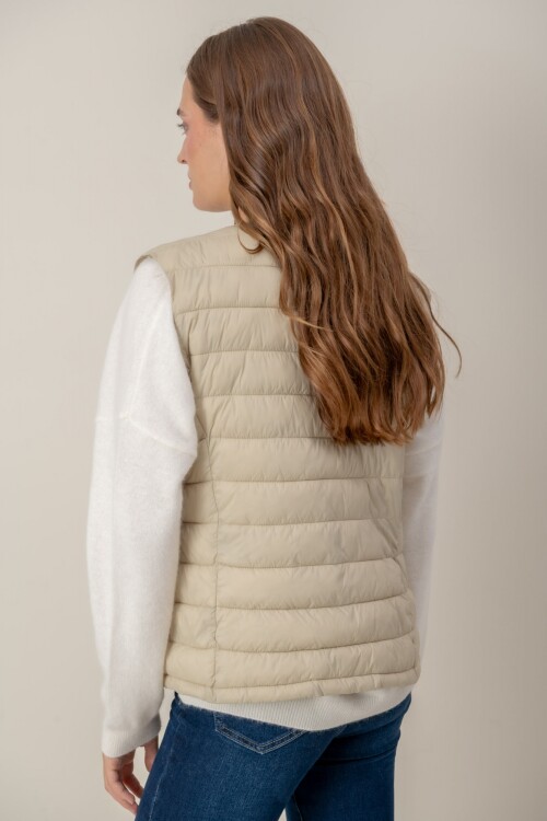 Chaleco Rina Beige