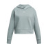 UA Rival Fleece Crop Hoodie-PPL BLK-001