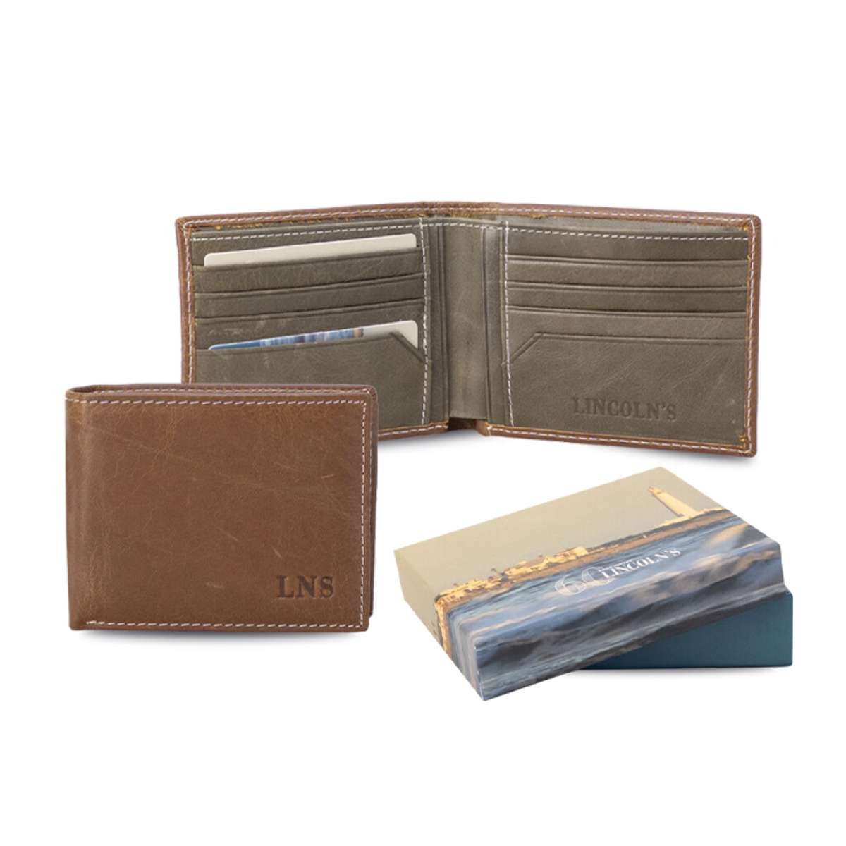 Billetera Cuero Dickens - Ron 