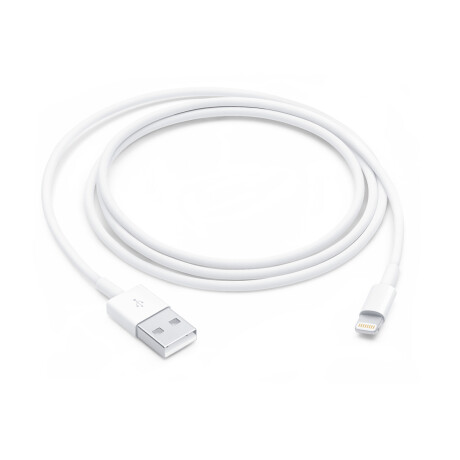 Cable de carga Lightning a USB-A para iPhone Apple Original Blanco