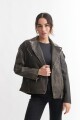 Campera eco cuero NEGRO