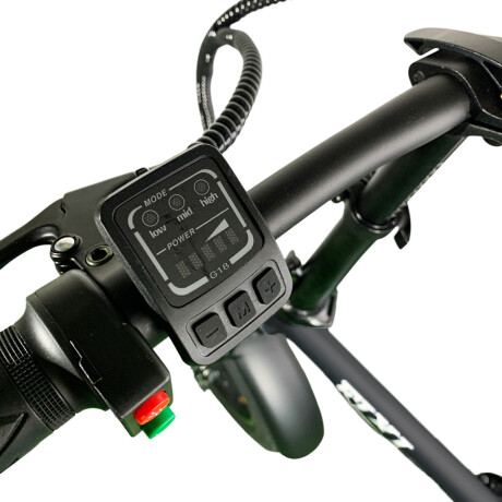 Bicicleta Eléctrica Knex Fixi Ees875 250W Rodado 20*4.0 Ub NEGRO