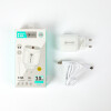 Cargador celular DK-C01 carga rapida 3.0A con cable USB tipo C Cargador celular DK-C01 carga rapida 3.0A con cable USB tipo C