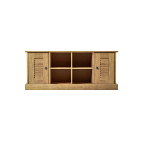 Rack de tv 2 Puertas 2 Estantes Linea Valenciana Natural
