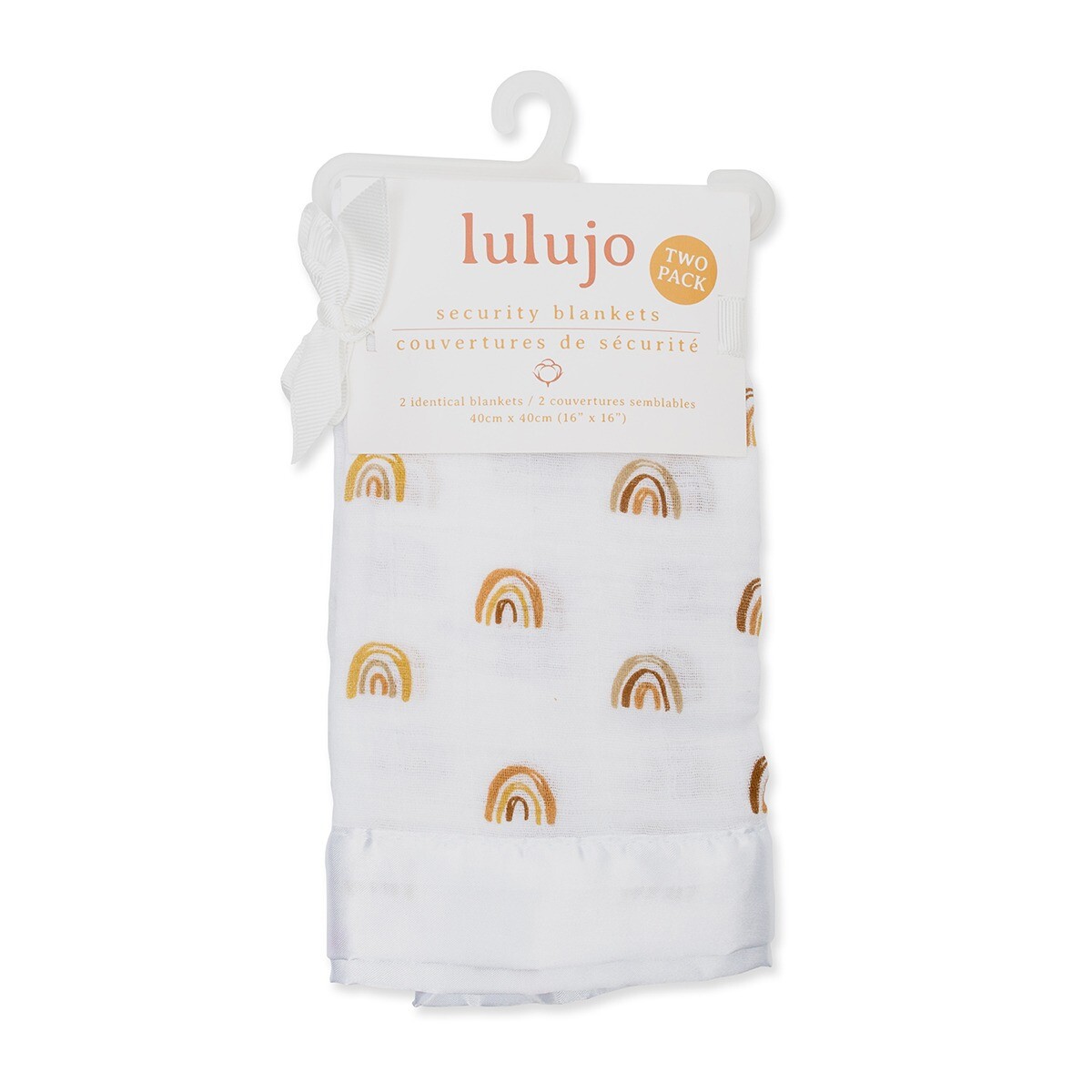 LJ0 - Pack X2 Muselinas De Seguridad Rainbows Lulujo 