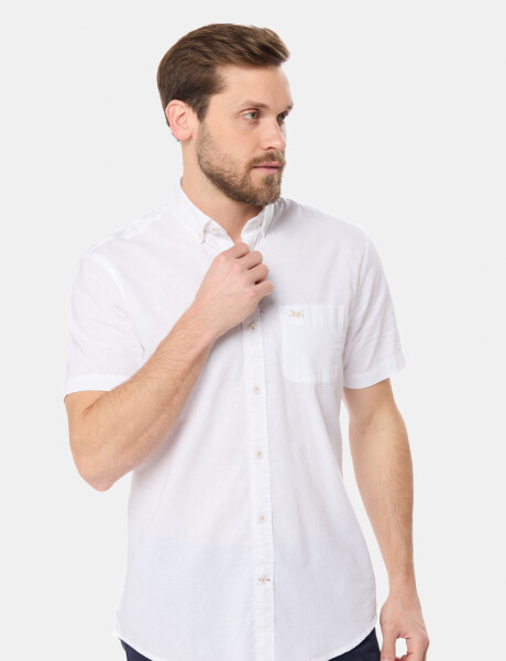 CAMISA DE LINO Blanco