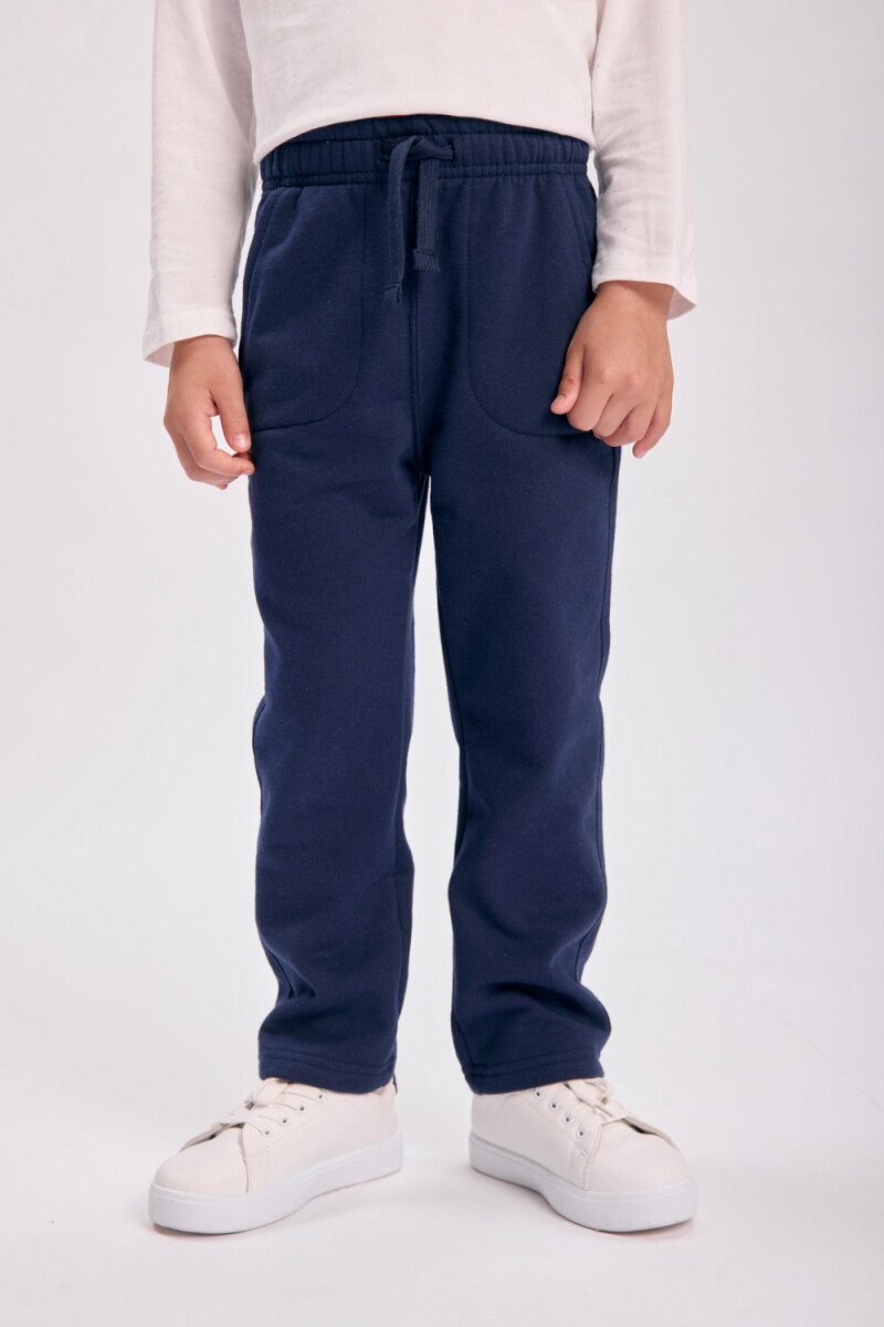 Pantalón deportivo recto Azul Marino