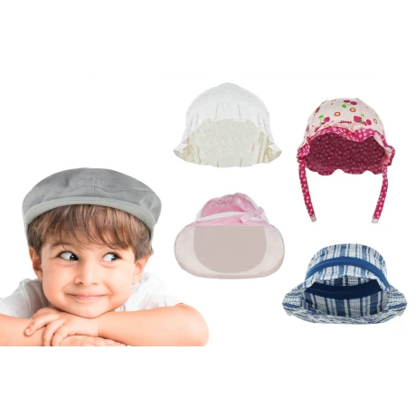GORRO PESCADOR PARA NIÑO DE TELA CON BARBIJO GORRO PESCADOR PARA NIÑO DE TELA CON BARBIJO