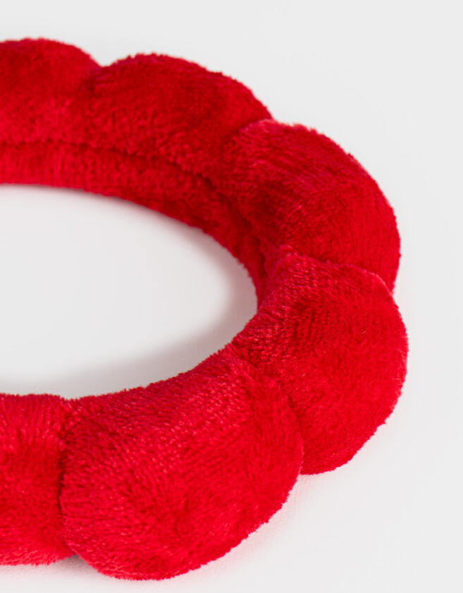 Vinchas Rígidas Hair Care Vincha Puffy Roja - Rojo Frutilla