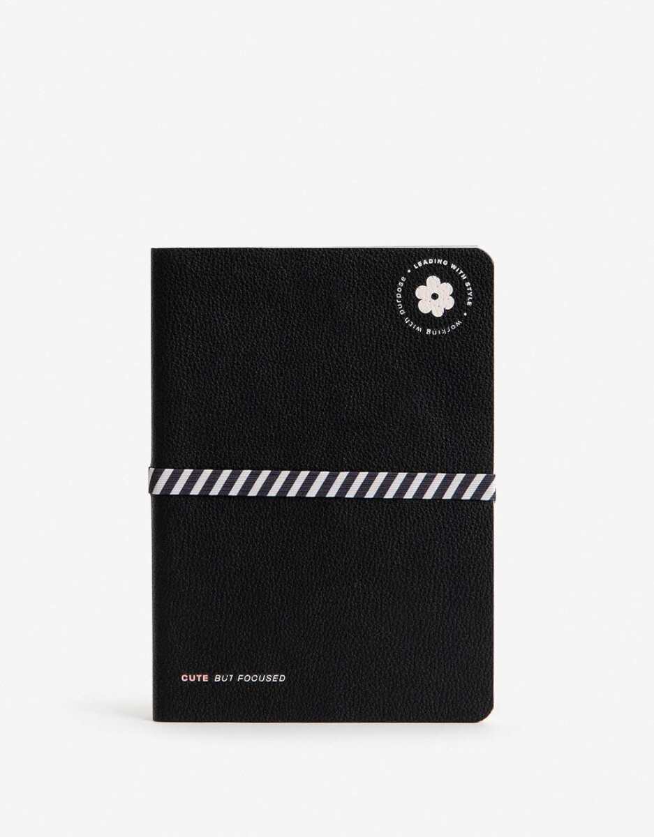 Cuaderno De Pu Con 80 Hojas Rayadas Y Cierre Elástico 