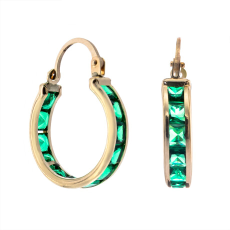 Aros de oro 10 ktes y circonias Aros de oro 10 ktes y circonias