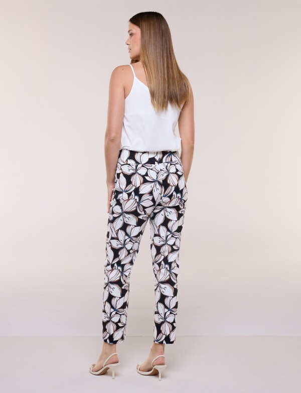 Pantalón Elastizado Estampado CRUDO/MULTI