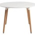 Mesa Comedor Cocina Milán Redonda Laqueada 80Cm Premium Ax Blanco 1
