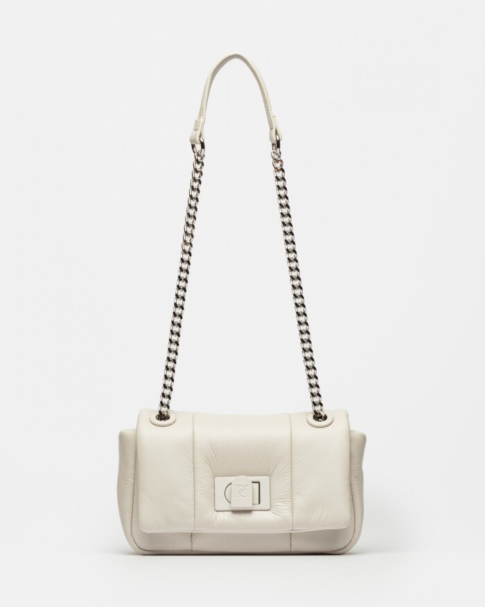 Bandolera Connie En Efecto Cuero Natural