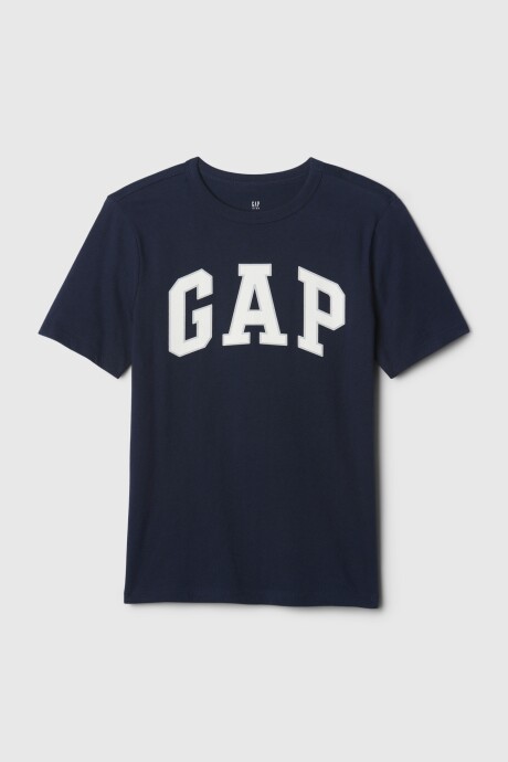 Remera Logo Gap Niño Tapestry Navy
