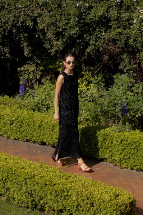 Vestido Diamanta Negro