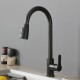 Canilla Monocomando Extensible Cocina Manguera Retráctil Negro Canilla Monocomando Extensible Cocina Manguera Retráctil Negro
