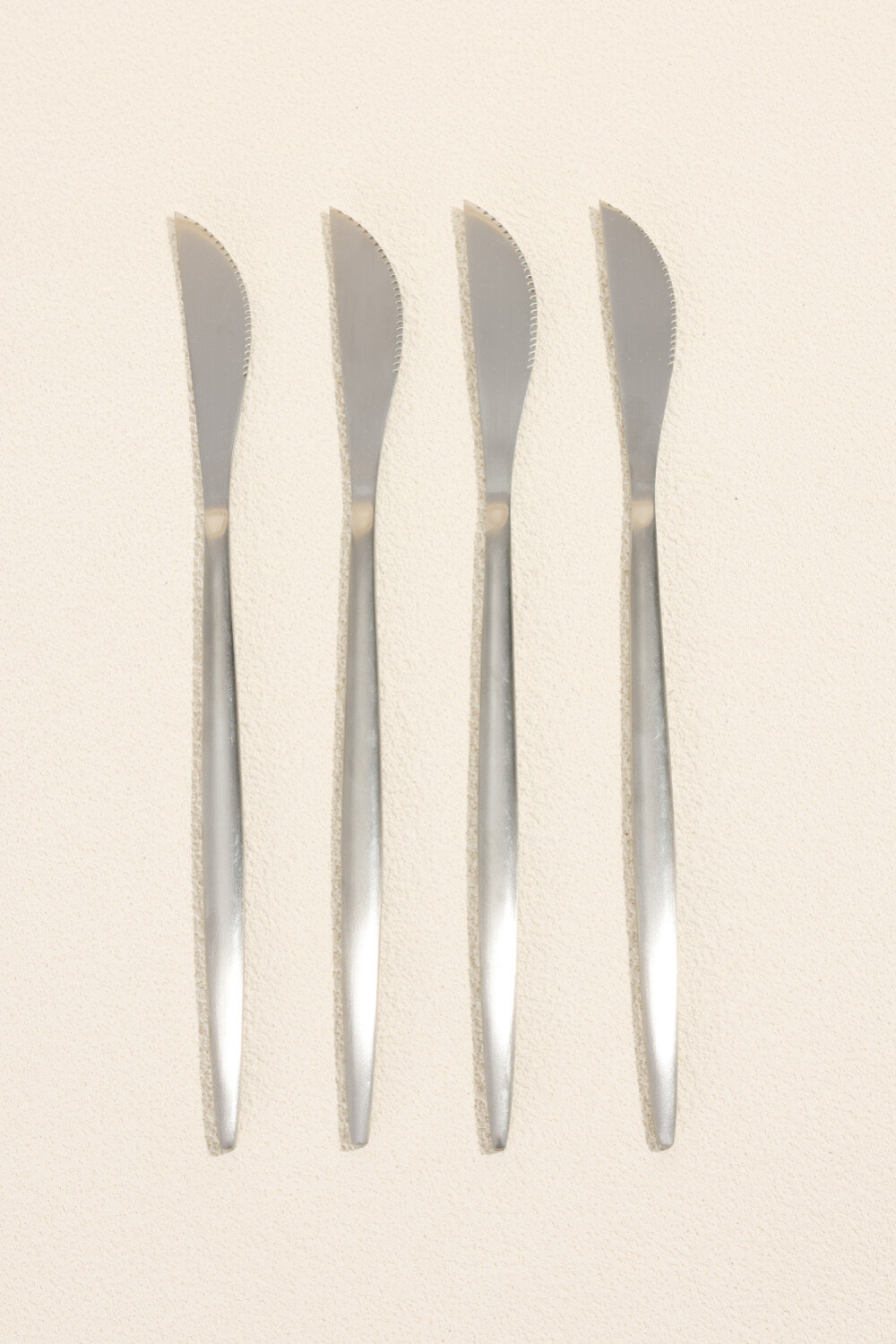 Cuchillo Fiordo, Set 4 Un. Plateado Color Unico