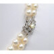 Collar Perlas De Cultivo Con Broche De Oro 18 K , Brillantes Y Perla Collar Perlas De Cultivo Con Broche De Oro 18 K , Brillantes Y Perla